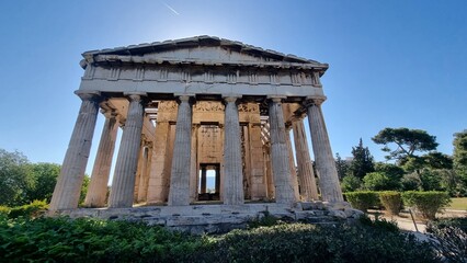 Fototapeta premium hephaestus temple in athens ancient agora greece