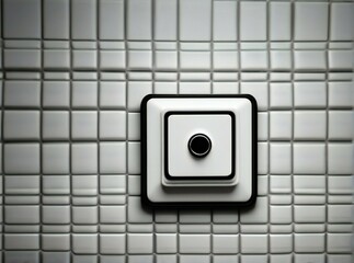 Push Button on the Check Wall with copy space Start your journey now