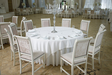 a table set for a dinner party