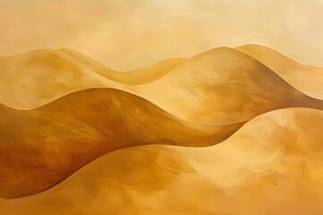 Merging Forms and Gold: A Vital Expression of Life's Ebb and Flow in Abstract Art - obrazy, fototapety, plakaty