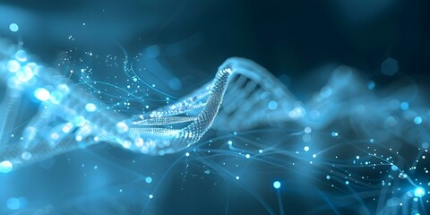 Highresolution image capturing double helix structure of digitized DNA molecule. Concept Biotechnology, DNA Structure, Molecular Biology, Genetics, Scientific Research