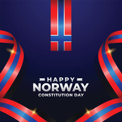 Norway Constitution day design illustration collection