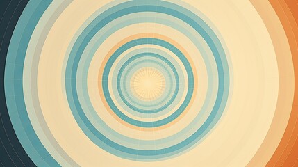 Abstract background with concentric circles radiating outward
