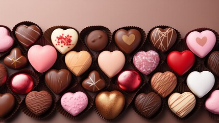 a group of chocolates in a box