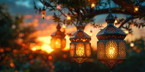 Enchanting Illumination: Lights Dancing in a Tree
