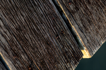 Dark wooden texture. Grunge effect. Abstract texture background