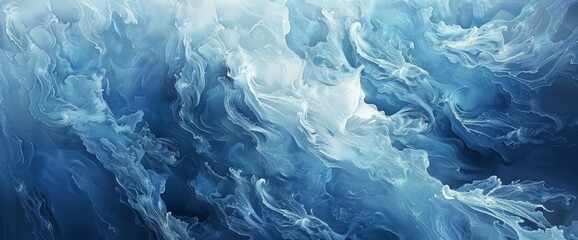 Obraz premium Lose Yourself In The Serenity Of A Blue Grunge Paper Pastel Texture, Background HD For Designer 