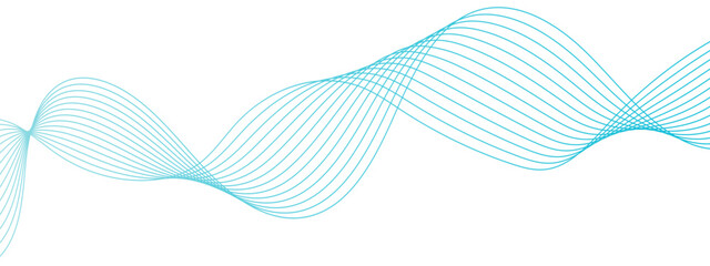 Abstract colorful modern stream wave line transparent background. Colorful glowing frequency sound wave technology curve lines background. Futuristic motion Curved wavy lines tech.