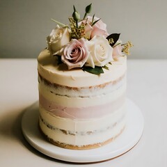 Obraz na płótnie Canvas A beautiful cake, birthday cake, weeding cake, event cake, 