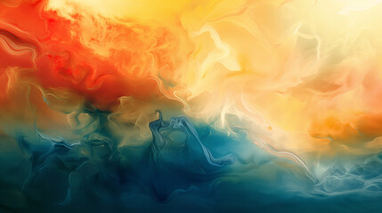 Harmonious Flow of Warm and Cool Hues color background wallpaper