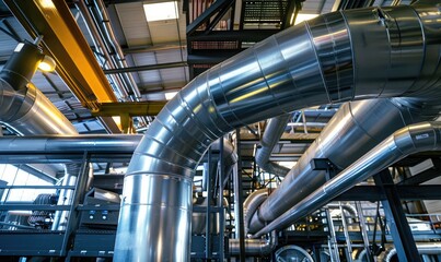 Fototapeta premium Pipeline for conveying, suitable for your industrial design