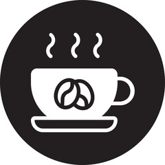 coffee cup glyph icon