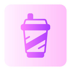 Soft drink gradient icon