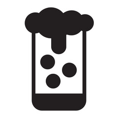 beer glyph icon