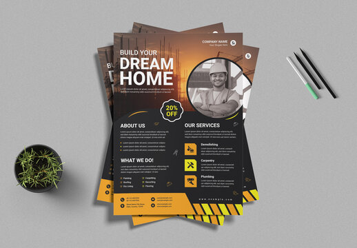 Construction Flyer Template