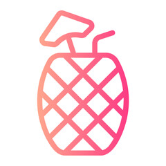 pineapple juice gradient icon