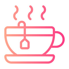 tea gradient icon