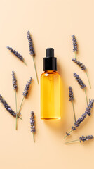 Lavender aromatherapy bottle - obrazy, fototapety, plakaty