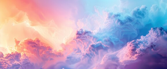 Surrender To The Tranquil Beauty Of An Abstract Pastel-Colored Sky Background, Background HD For Designer 