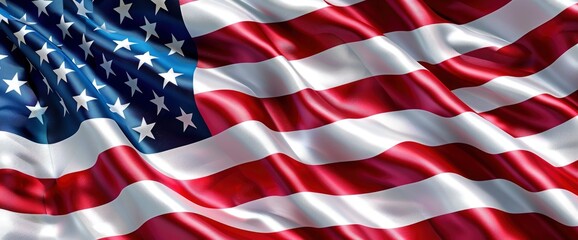 The Usa Flag Background Unfurls Proudly In Honor Of Memorial Day And July 4Th, Background HD For Designer 