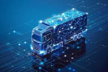 lorry equipped with advanced technology