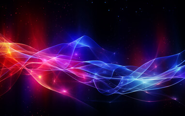 neural networks, abstract light background.