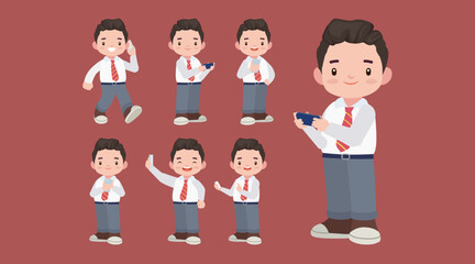 Young people using smart phones