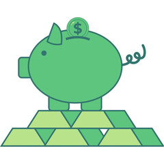 Finance Flat Illustration