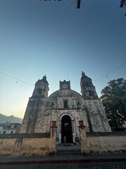 templo santisima trinidad, en tepoztlan, morelos, mexico