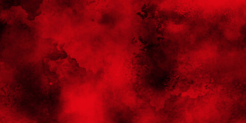 Red scratched horror scary background, red grunge and marbled cloudy design, Red grunge old watercolor texture with painted stripe of red color.
