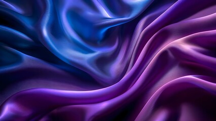 Obraz premium Luxurious dark purple pink silk satin background with a rich plum color. Concept Silk Satin Background, Luxurious Design, Dark Purple Pink, Rich Plum Color