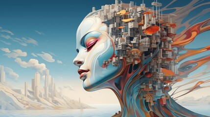 Digital Dreamscapes AI Vision Transformed into Vector Masterpieces