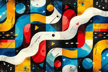 abstract background in colors and patterns for Euro Football Championship