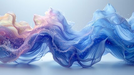 This abstract blue wavy header set can be used for a web site, ad, brochure, or flyer.