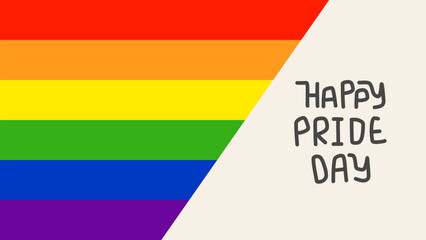 Happy Pride day, LGBT flat style symbols with pride flags, gender signs, retro rainbow, LGBT pride community Symbols, Vector set of LGBTQ, Vector illustration EPS 10