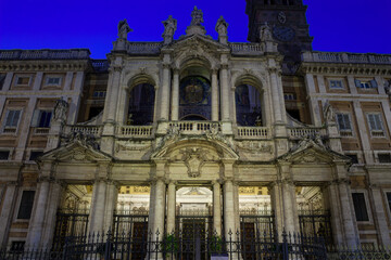 View of the Santa Maria Maggiore church
