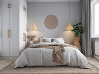 Modern Scandinavian Bedroom Design