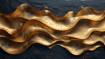 Wavy golden backgrounds, patterns, labels, frames, wedding invitations, social media, packaging, luxury products, perfume, soap, wine, lotion.