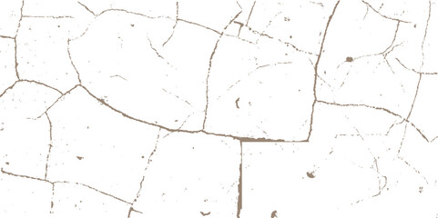 Home building problem. Wall cracked. Black grunge effect on white background, cracked ground, ground distress texture, damage texture, scratch texture