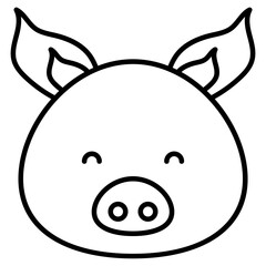 Obraz premium Pig