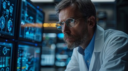 Big data technology and data science. Data scientists analyze, visualize and compute complex data sets on computers. Machine learning, artificial intelligence, data mining, and business intelligence.