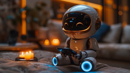 Customers use smartphone technology to chat Artificial intelligence Intelligent digital chatbots