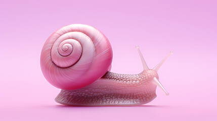 crawling snail