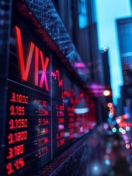 VIX Volatility Index Financial Trade Market Concept