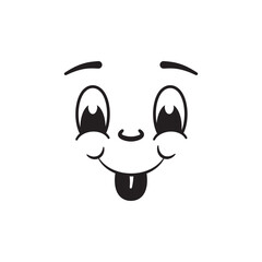 Retro Cartoon Face
