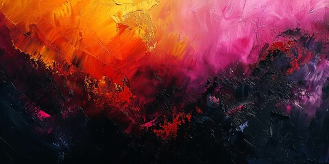 Fototapeta premium Abstract Art Texture Wallpaper. Contemporary Painting.