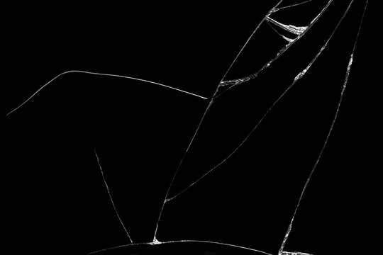 Close-up wrinkles and cracks on LCD screen glass display from smartphone, tablet or monitor from effect smash and fall bumps with detail pattern background, for use as a pattern on tiles or wallpaper