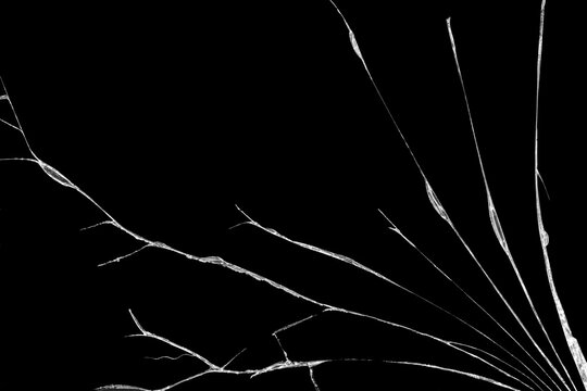 Close-up wrinkles and cracks on LCD screen glass display from smartphone, tablet or monitor from effect smash and fall bumps with detail pattern background, for use as a pattern on tiles or wallpaper