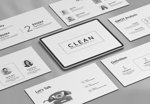 Clean Presentation Layout