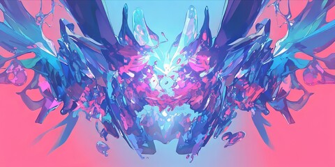 Symmetrical Liquid Abstract